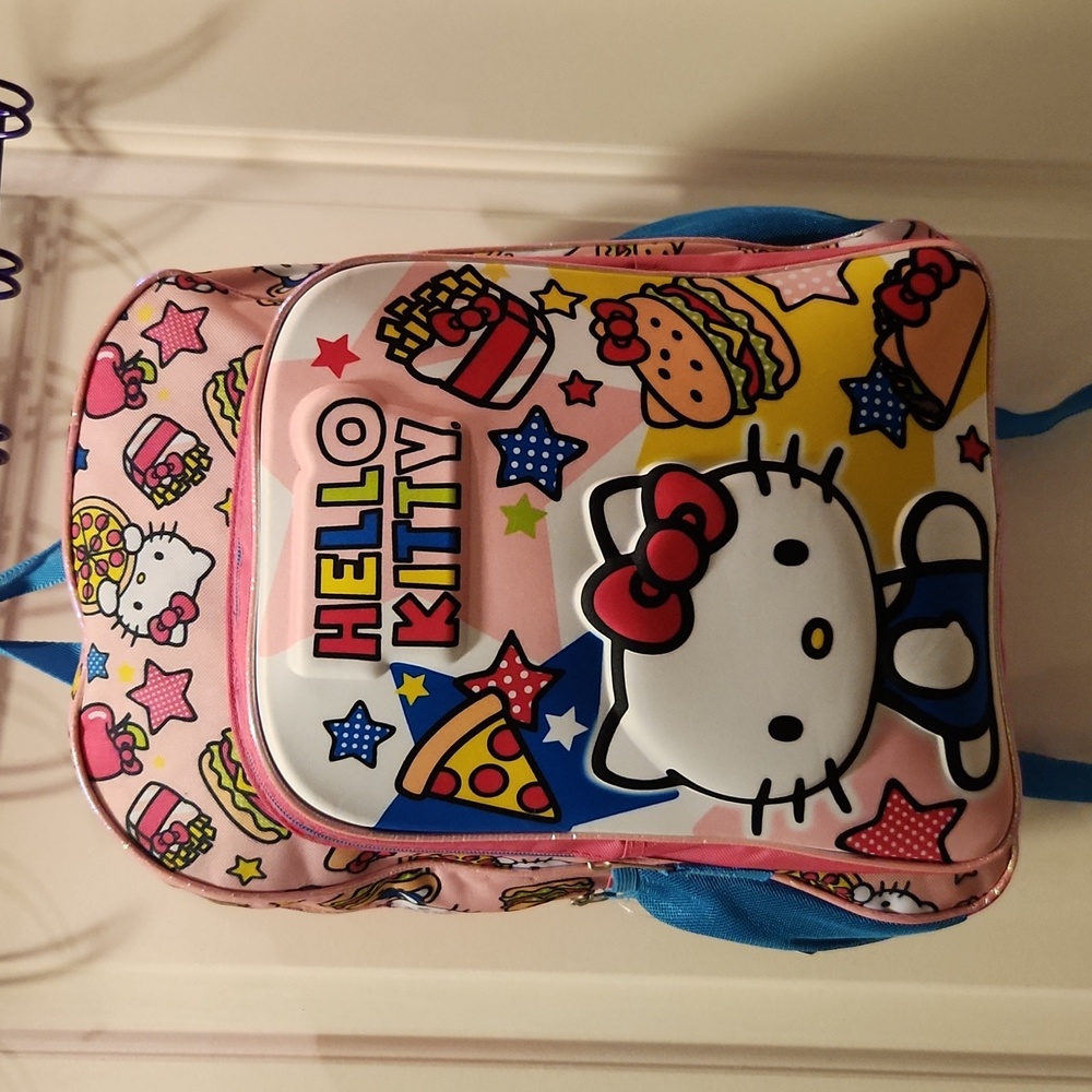 Hello Kitty Hamburger and Fry Fast Food Backpack